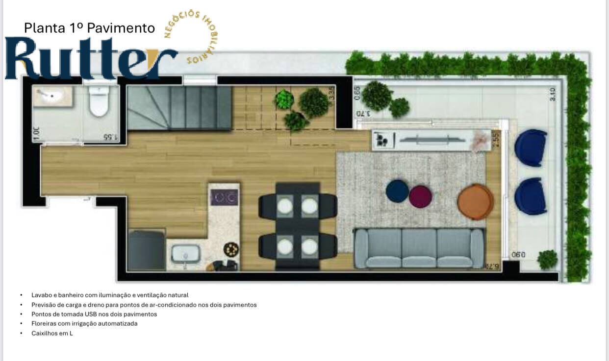 Apartamento, 1 quarto, 73 m² - Foto 7